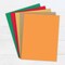 Printworks Autumn Cardstock, Includes Red, Orange, Yellow, Kraft and Green Cardstock, 8 ½” x 11”, 200 Sheets (00598)